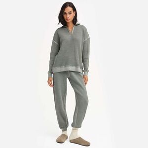 MATE the Label Waffle-Knit Sage Green Jogger